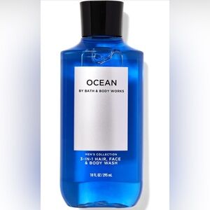 New Bath and Body Works Ocean 3-in-1 Hair, Face & Body Wash 10oz / 295 ML